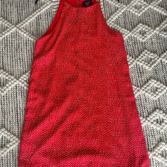 Vici dress red white polka dot dress - Picture 5 of 10